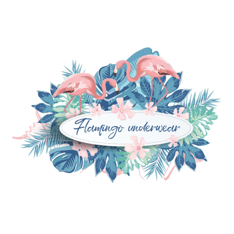 Логотип для магазина нижнего белья «Flamingo underwear»