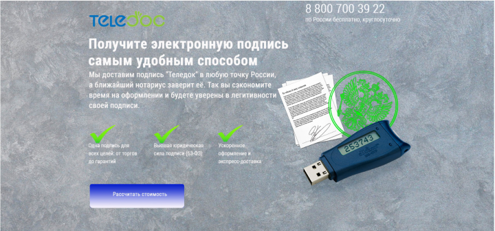 Компания Теледок (2 вариант)