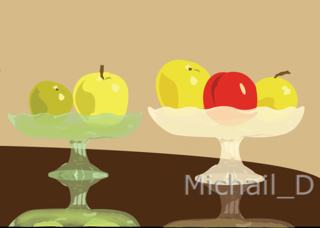 Вазы с фруктами