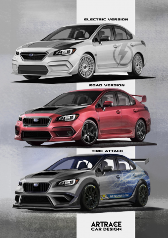 Subaru Impreza STI Artrace styling