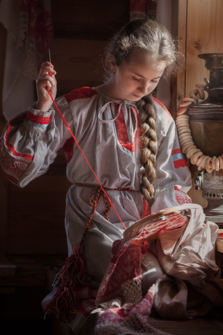 историческая творческая детская съемка