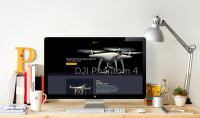 Landing page для компании по продаже дронов