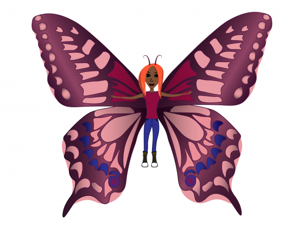 butterfly girl