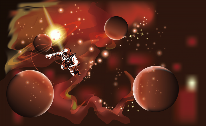 Леонов в космосе