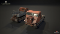 " Полярный трактор" - пропс для игры  World of Tanks