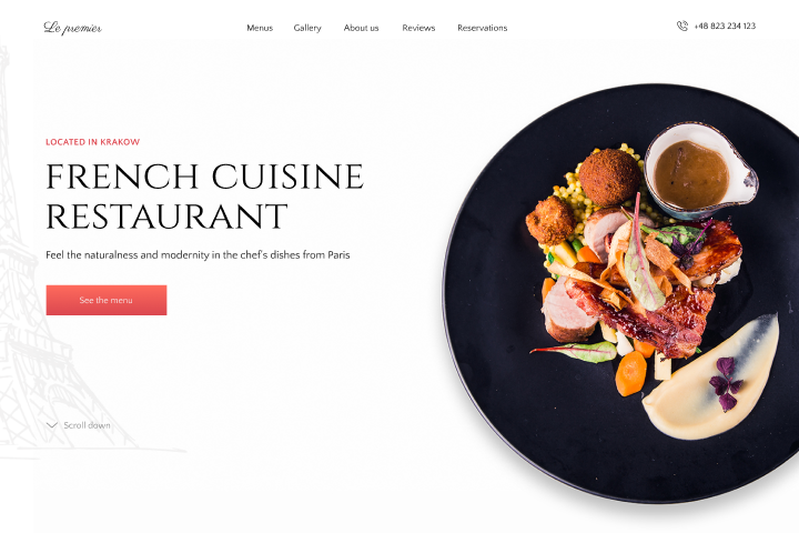 Ресторан французской кухни