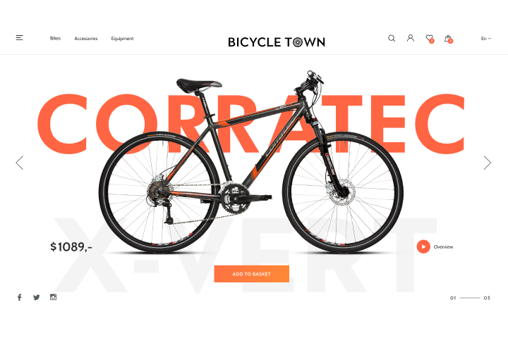 Интернет-магазин велосипедов