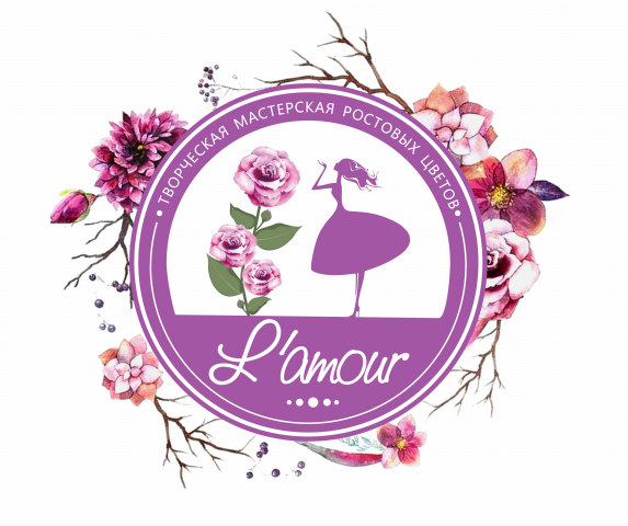 логтип для студии ростовых цветов