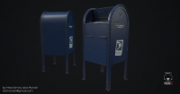Почтовый ящик low poly props