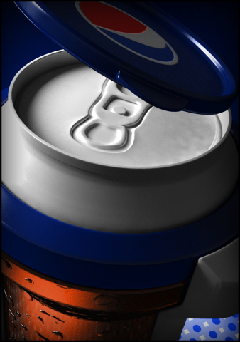 Концепт футуристичной бутылки-банки Pepsi