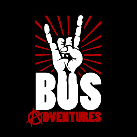 Логотип Bus Adventures (автобусные рок-туры по России и Европе)