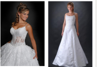 Описание свадебных платьев