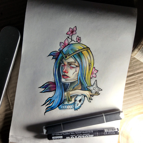 Иллюстрация от руки