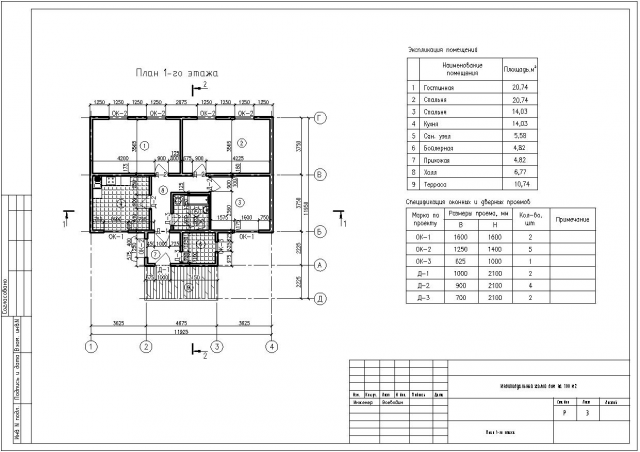 SIP-панельный жилой дом на 100 кв. м.