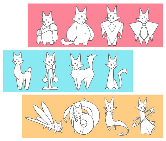 Стилизованные малыши