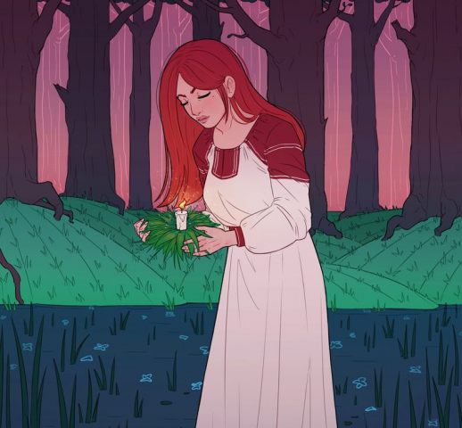 Иллюстрация "Иван Купала"