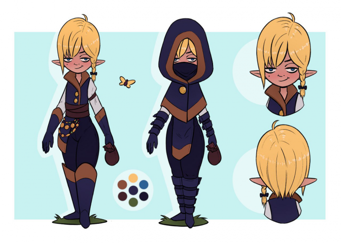 Воришка-эльфийка