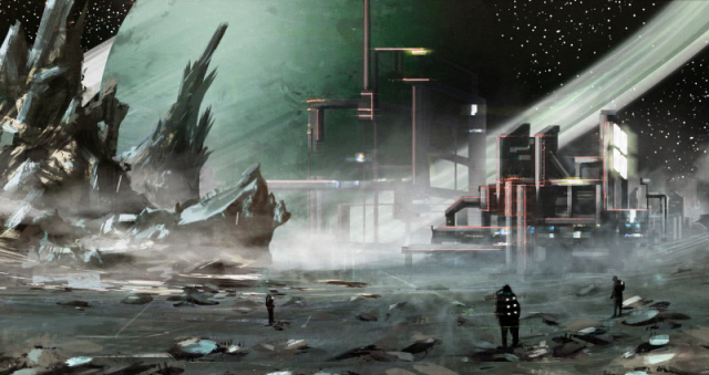Sci-fi environment concept