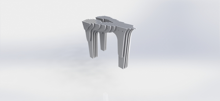 Основание стола для 2D фрезеровки