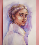 Акварельный портрет