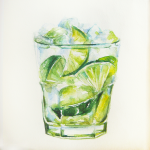 Иллюстрация коктейля