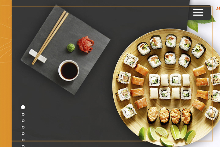 Web design - Sushishop