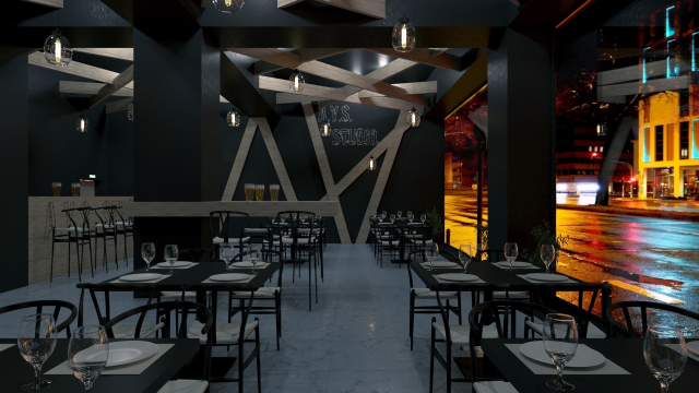 Cafe bar restaurant