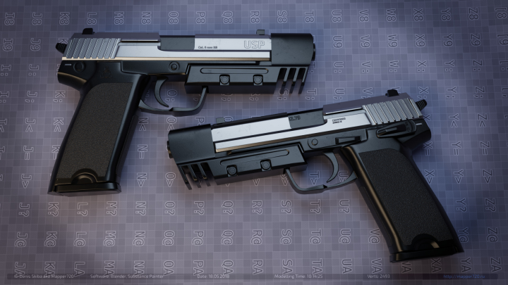 Пистолет H&K Usp Match