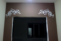 Растительный орнамент. Роспись окружения дверного проема