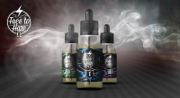 Концепт этикеток для Vape жидкостей FACE TO HAZE (ЧернаяЛинейка)
