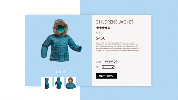 online store template