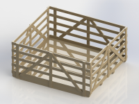 Ящик с обрешеткой