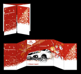 Новогодняя открытка для Kia