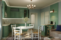 Интерьер, который НРАВИТСЯ! Кухня-столовая, вид 1.