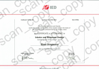 IED Sertificate