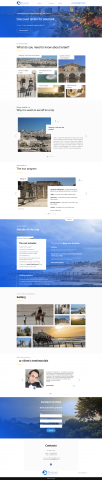 Landing page – Тур в Израиль