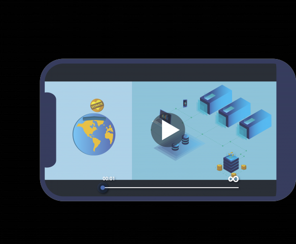 Графический плеер для благотворительной платформы