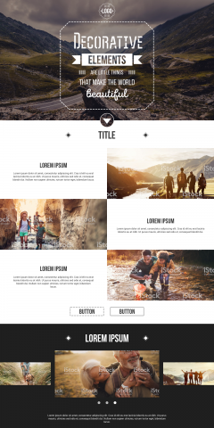 Дизайн одностраничного сайта