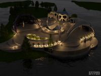 Ночной вид зоны отдыха "Источник"