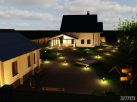 Ночной вид участка