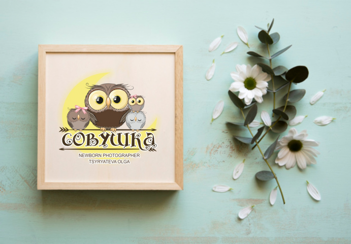 Разработка логотипа для фотографа новорожденных