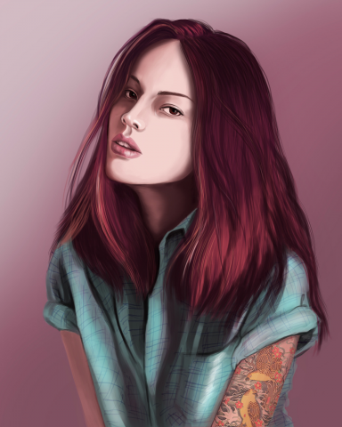 Портрет "Лейла" - Digital Art