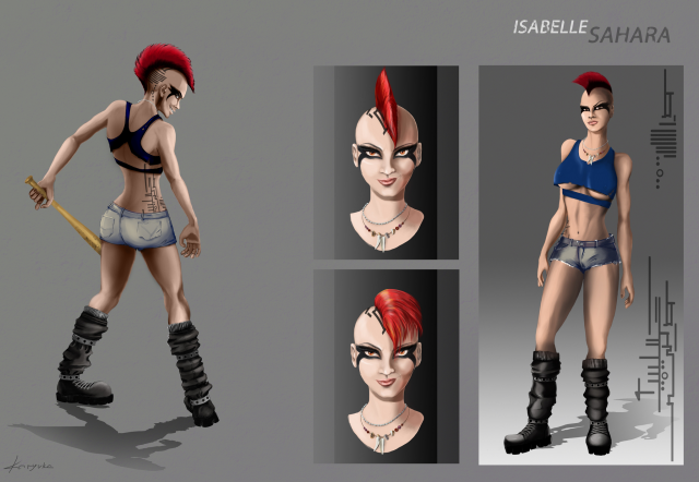 Isabella Sahara - Digital art