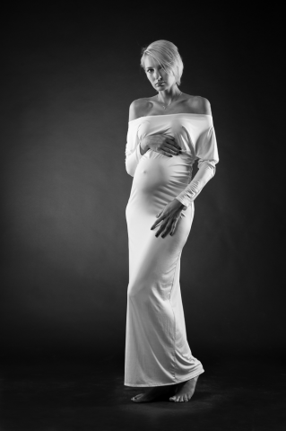 портрет беременной