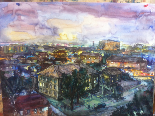 Картина акварелью