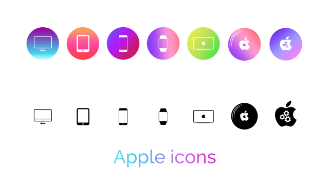 Иконки в стиле Apple