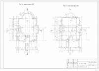 План этажей коттеджа