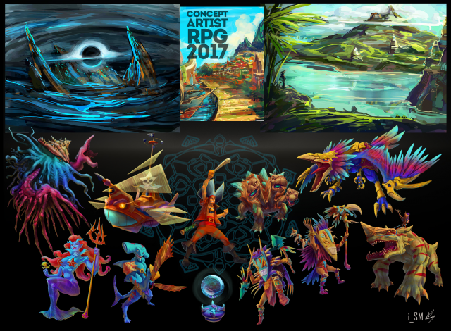 #ConceptartistRPG2017