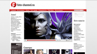 Дизайн сайта Foto-channel с нуля