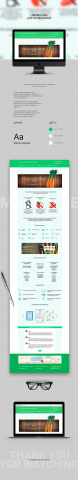 Landing page для Эко магазина